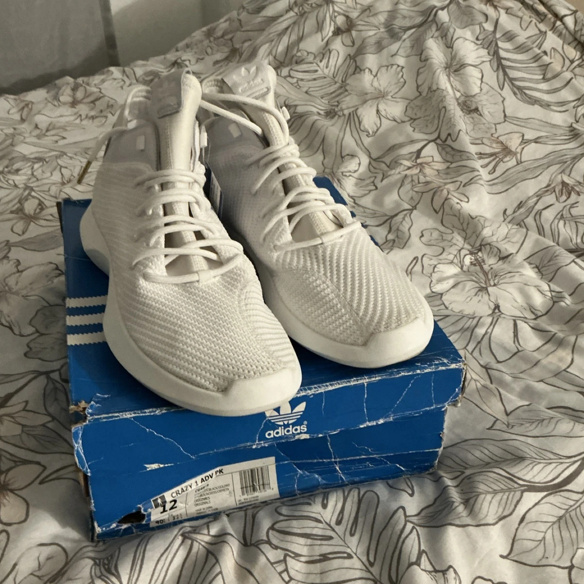 adidas Crazy 1 ADV White - огромный выбор по лучшим ценам | eBay