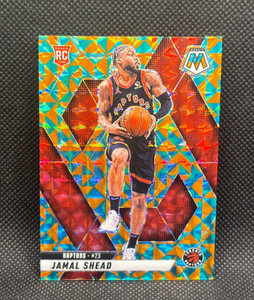 2024-25 Panini Mosaic - Jamal Shead RC Tessellation 14/15 - Toronto Raptors #201