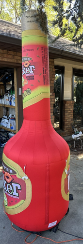 Inflatable Bottle Advertising 8 Ft Dekuyper Original Pucker Watermelon Schnapp - Afbeelding 8 van 12