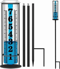 Upgraded Rain Gauge Outdoor Large Accurate Rain Measuring Tool for Garden Yard