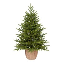artplants Deko Tannenbaum Vantaa, Jutesack, 90Cm, Ø65Cm