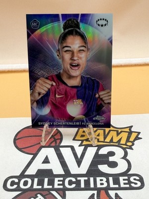Sydney Schertenleib    2025 Topps Chrome UWCL Vibes   FC Barcelona Forward  