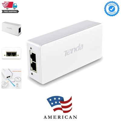 PoE Injector, 30W Gigabit Power Over Ethernet Plus Adapter, 48V PoE+ IEEE 802...