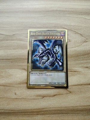 Yu-Gi-Oh! - Red-Eyes Black Dragon 1x - Premium Gold Rare - MAGO-EN003