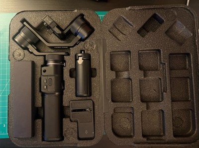 FeiyuTech G6 Max 3-Axis Motorized Gimbal Stabilizer w/ Case Mini Tripod - Works