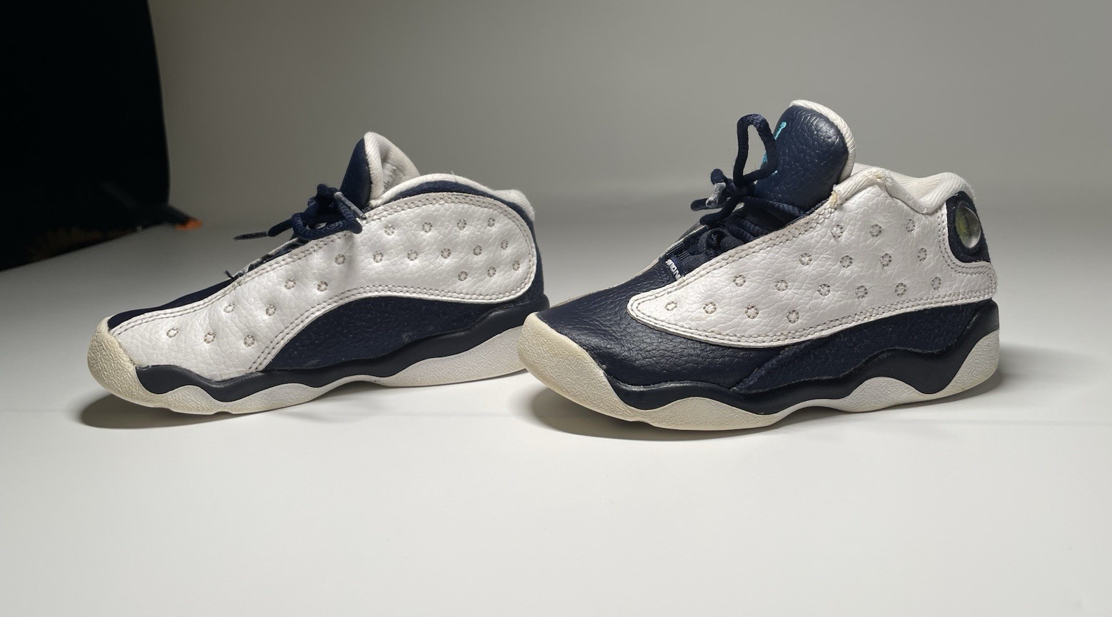 Air Jordan 13 (TD) Retro Toddler Size 9C White Blue Trim DJ3004-144 thumbnail 2