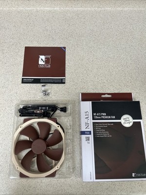 Noctua NF-A15 4-Pin PWM Premium Quiet (Low-Noise Adapter) - 140mm Fan (Brown)