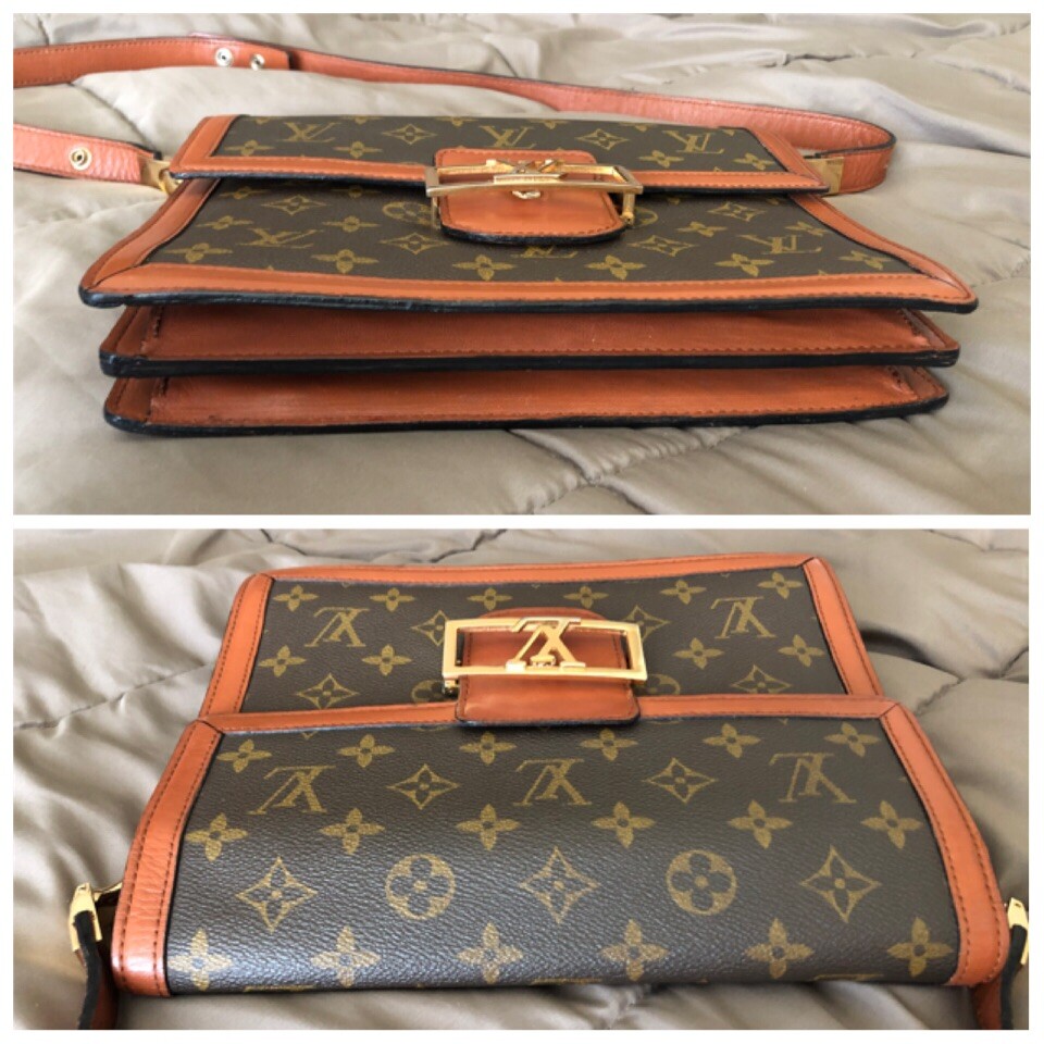 Louis Vuitton Dauphine Shoulder Bag Epi Leather MM at 1stDibs