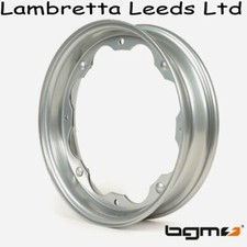 LAMBRETTA BGM PRO WHEEL RIM - SILVER - GP - LI- SX - TV - LIS - DL - FREE POST .