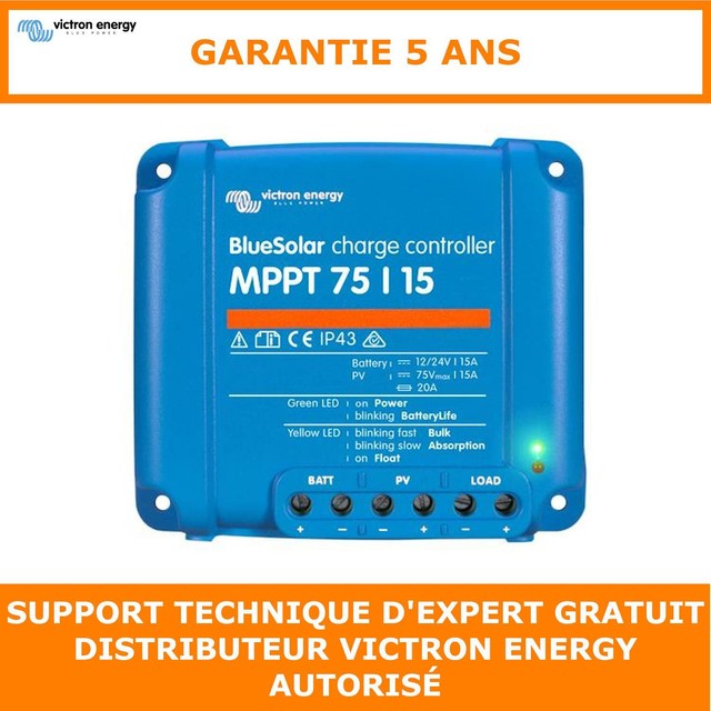Victron Energy Bluesolar Mppt 75 15 12 24 V 15 A Regulateur Solaire Sccr Achetez Sur Ebay