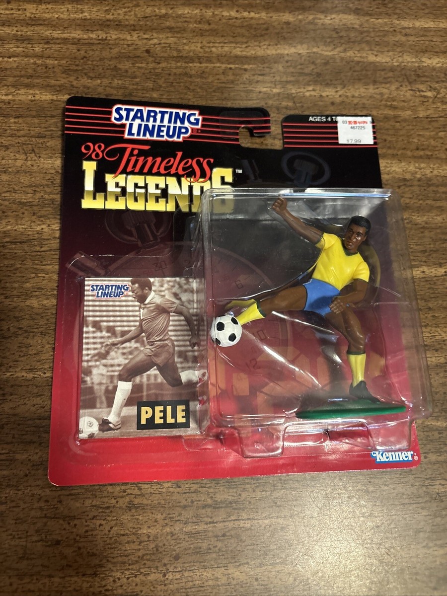 ケナースターティングラインナップ ペレ ブラジル代表タイムレスレジェンド Starting Lineup Soccer Timeless Legends 1998 Pele Figure Kenner