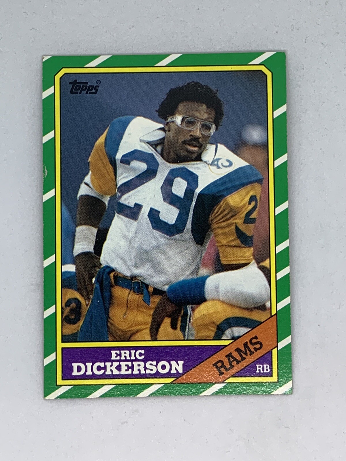 Eric Dickerson 1986 Topps Football #78 Los Angeles Rams