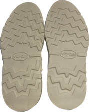 Vibram 4014 Cristy Cushion Unit Rubber Full Sole 1 Pair Natural Cream size 12