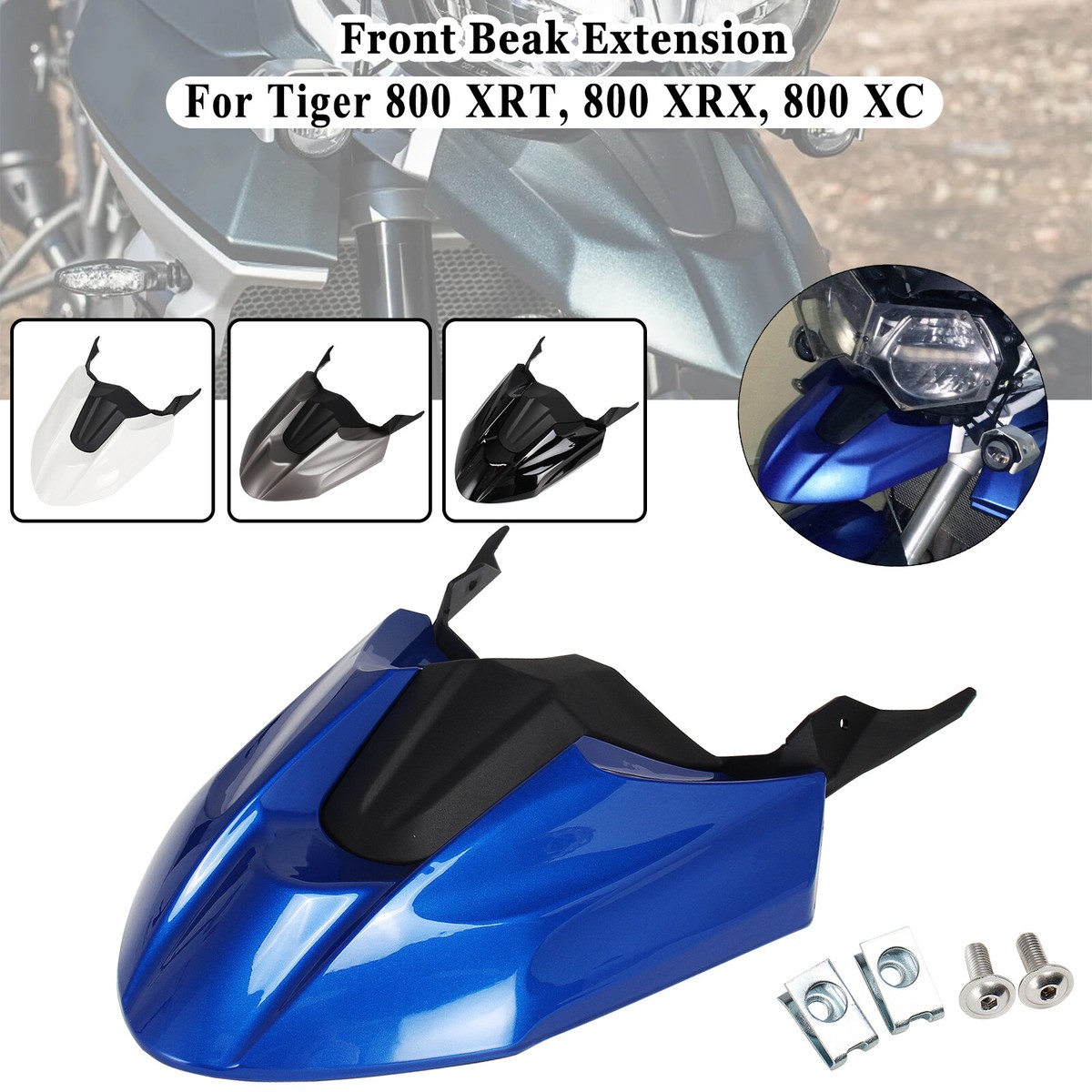 Rehausseurs De Guidon Sw Motech Tiger 900 GT Pro, Argent Guidon SW-LEH