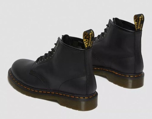 Dr Martens 6 Buchi 101 Black Nappa 26409001 Doc - Foto 4 di 8