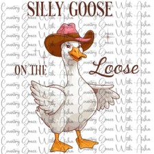 Sublimation Print Silly Goose Ready To Press Paper Ink Heat Transfer