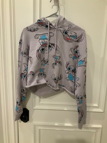 Disney Lilo \u0026 Stitch Cropped Hoodie 