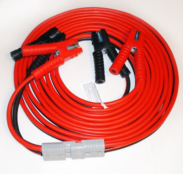 1 GAUGE 30 FT QUICK DISCONNECT JUMPERBOOSTER CABLE SET, TOWSERVICE