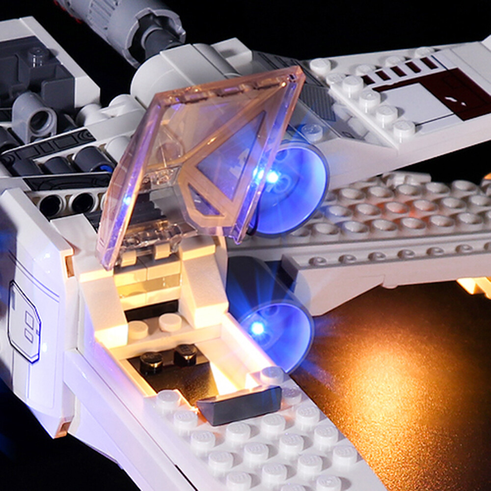 Luke Light Led Kit BrickBling LED Light Kit for LEGO Luke Skywalker’s X-Wing Fighter 75301 ...