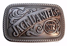 JACK DANIELS Classic Old No. 7 Brand Pewter BELT BUCKLE