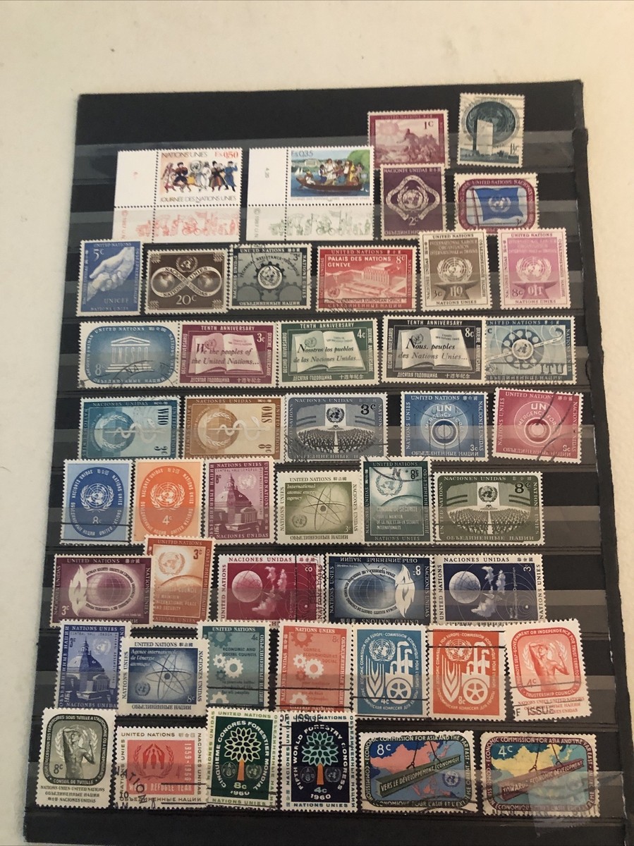 Collection Of Foreign On Cards 100 Plus All Different UN | eBay