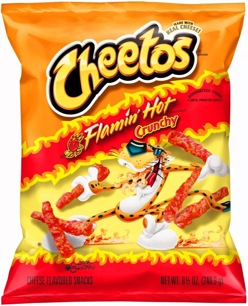 Cheetos Flamin' Hot Crunchy Cheese Flavored Snacks 8.5 oz