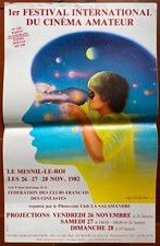 Plakat Festival International Des Amateurfilms Castiglioni 40X60Cm 1982
