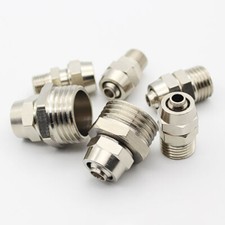 Pneumatic Male Thread Pipe Hose Quick Coupler Connector Air Fittings 4mm-16mm