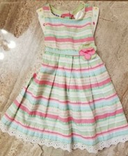 24 Months Blueberi Boulevard Embroidered w/ Lace Wedding, Holiday Girl Dress