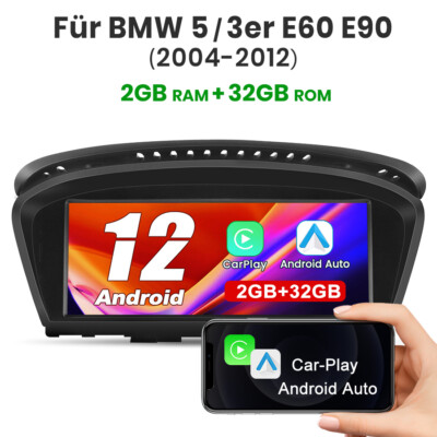 8 Kern 32G Android 12 Autoradio Navi GPS DAB+Für BMW E90 E91 E60 E61 E63 E64 CCC