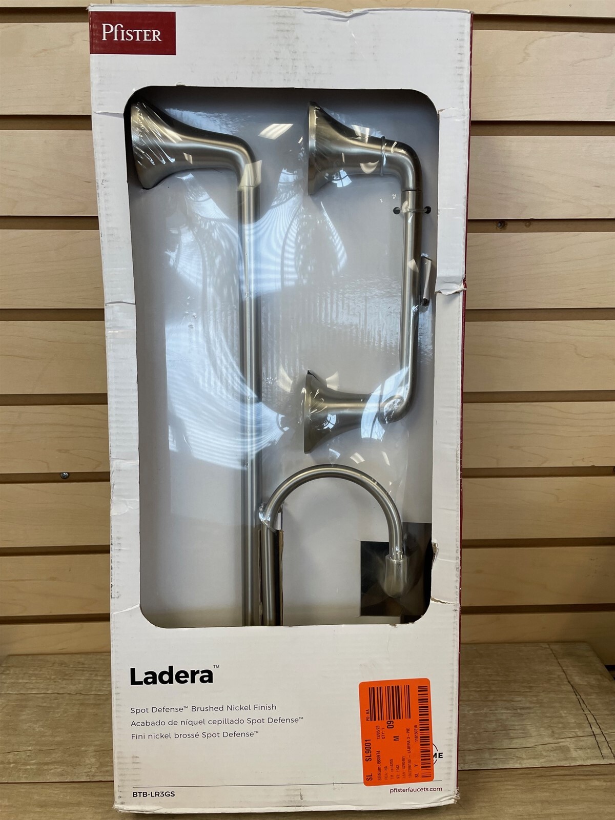 Pfister Ladera 3 Piece Bath Hardware Towel Bar Set in Brushed Nickel BTB-LR3GS