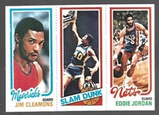 B 1980-81 Topps Basketball Jim Cleamons James Edwards Eddie Johnson 69-109-150
