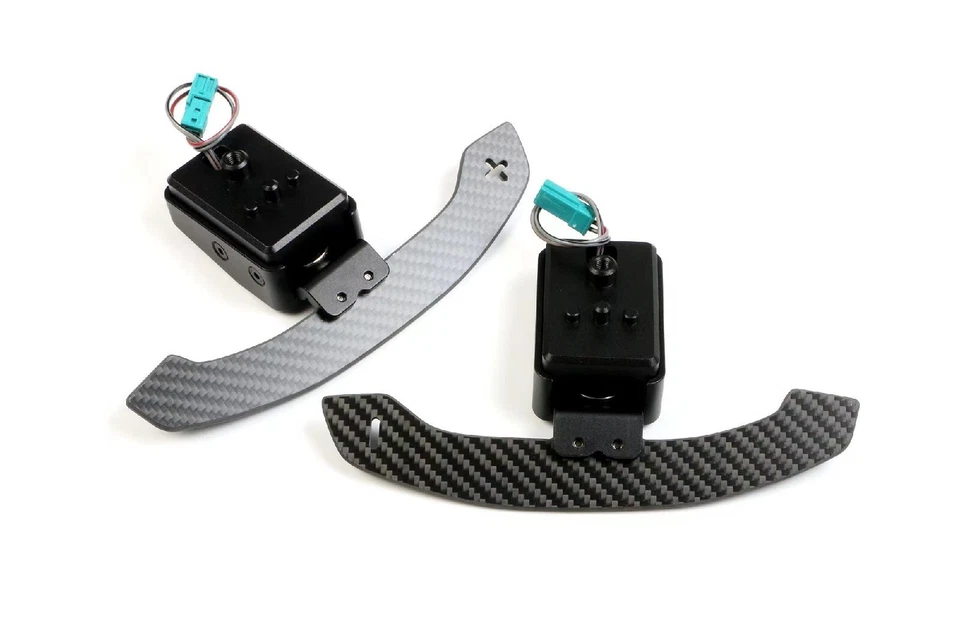Magnetic Carbon Fiber Shift Paddles for BMW F and G Chasis, G80 F80 F30 F20 etc. - Image 4 of 4