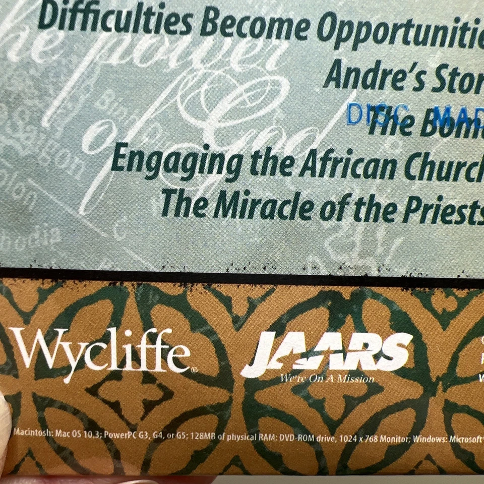 Pass The Vision Wycliffe Educational DVD - Image 4 of 4