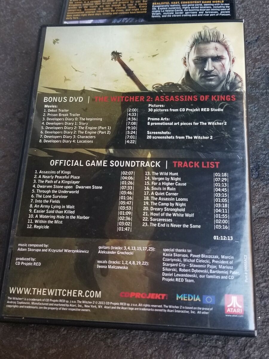 The Witcher 2: Assassins of Kings (PC version) Collectors Edition