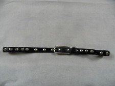 B.BELT Slim Studded Belt Black Size 90 Excellent BI121