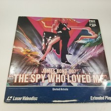James Bond Spy Who Loved Me LASERDISC film '77 Roger Moore Barbara Bach