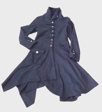 Steampunk Black Coat Joe Browns Sacred Spirit Fit Flare Marine Bohemian Size 12