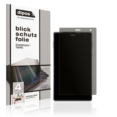 Schutzfolie für Digma Optima 7 A100S mit Sichtschutz Blickschutz Folie
