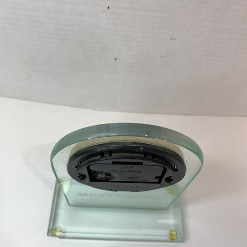 Goodyear Desk Clock Gold Color Perfect Attendance Award Battery Operated Chipped - Picture 9 of 9