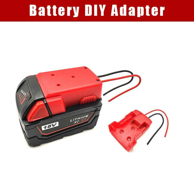Battery For 18V Power 2 Wirings Output DIY Red GT# | eBay