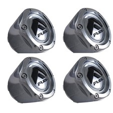 Fuel Wheels Chrome Custom Wheel Center Caps 1003-50 New 4 Caps