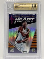 2018-19 Giannis Antetokounmpo Optic All Heart Holo Bgs 9.5