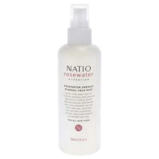 Rosewater Drench Mineral Face Mist by Natio for Women - 6.7 oz Mist