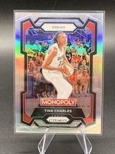 2024 Panini WNBA Monopoly Prizm Basketball Tina Charles Silver #71 Atlanta Dream
