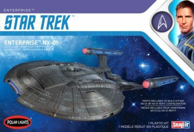 Polar Lights Star Trek Enterprise NX-01 1:1000 966 Snap Plastic