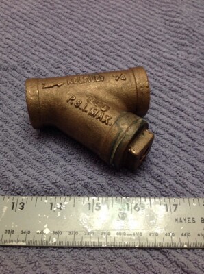 Keckley 3/4'' Y Brass Strainer 300 PSI New No Box