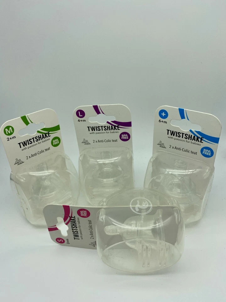 Twistshake Anti-Kolik Sauger Silikon BPA-frei S L M 6+