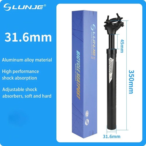 MTB Suspension Seatpost 27.2/30.9/31.6*350mm Shock Absorber Damping Seat Tubes - Picture 15 of 15