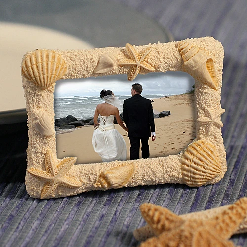 Beach themed wedding place card holders deals